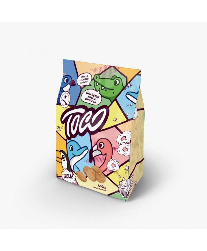Galletas sabor vainilla 500gr - TOCO | AmiFamilia