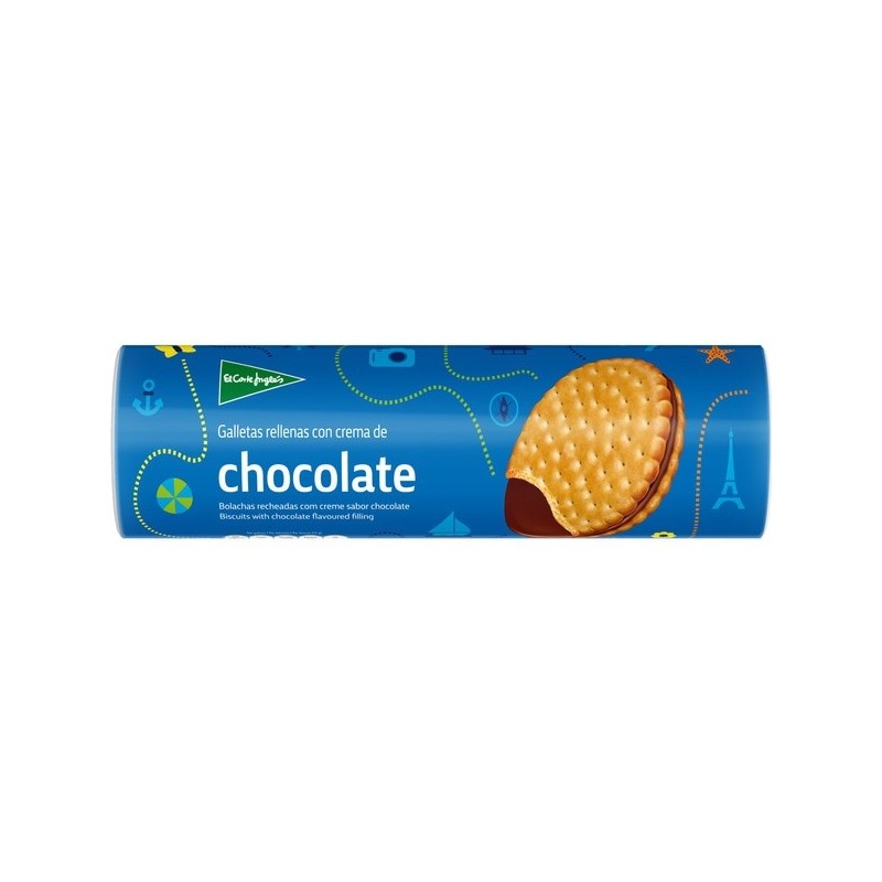Galletas rellenas con crema de chocolate 500gr EL CORTE INGLÉS| Envíos a Cuba Galletas rellenas con crema de chocolate 500gr EL CORTE INGLÉS| Envíos a Cuba