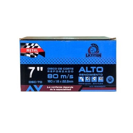 Disco de Corte Metal- 7"X1/16"X7/8"-Q7 | MallHabana