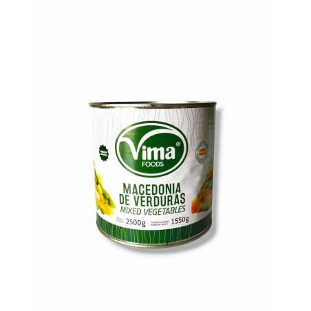 Macedonia en verduras 2500gr | Envíos a Cuba