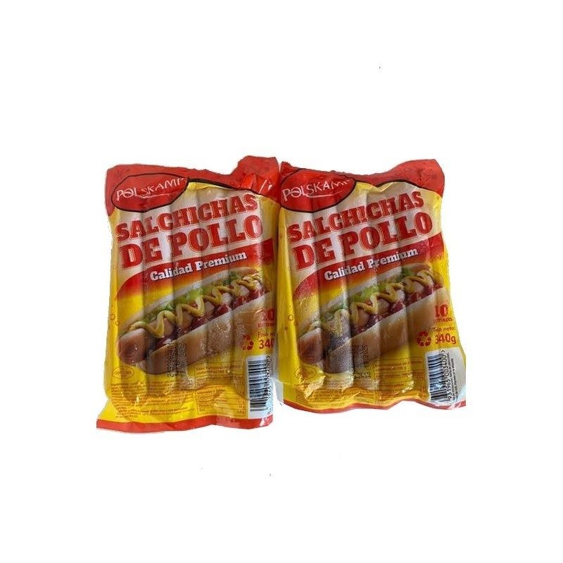 Salchichas de pollo en Cuba