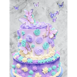 Cake mariposas 2 pisos | AmiFamilia