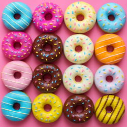 Mini Donas Chocolate blanco | AmiFamilia