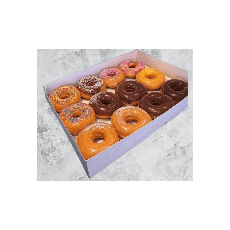 Caja de 12 Donas Grandes | AmiFamilia