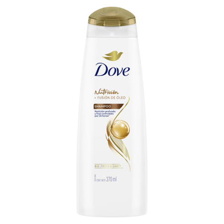 Champú Dove Nutrición + Fusión de Oleos 370ml