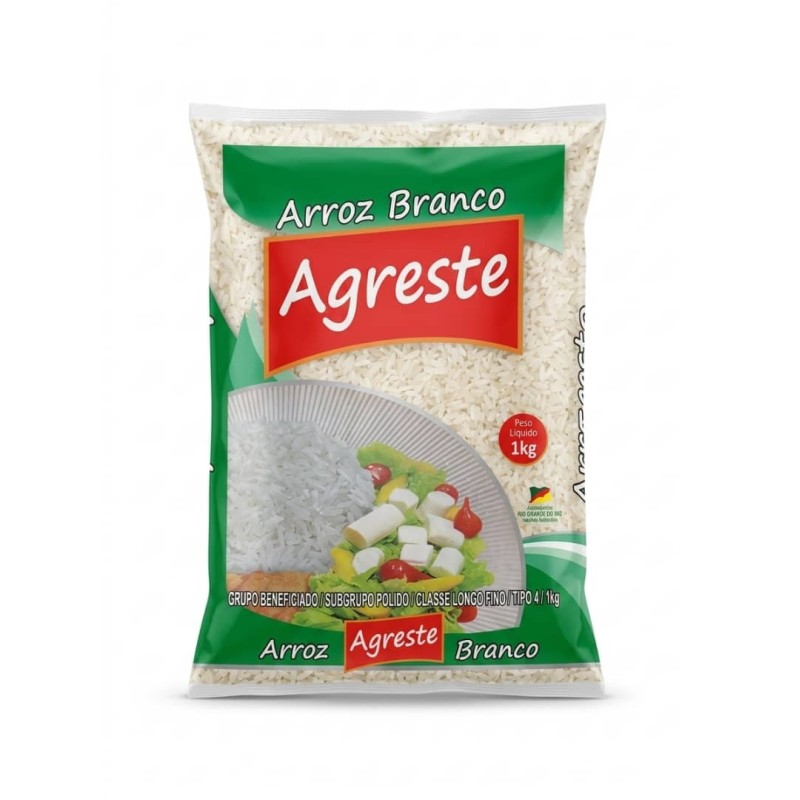 Arroz Branco Agreste 1kg