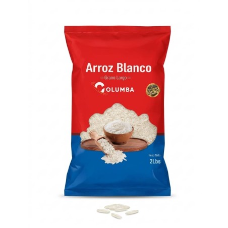 Arroz Blanco Grano Largo - Columba (2 Lbs)