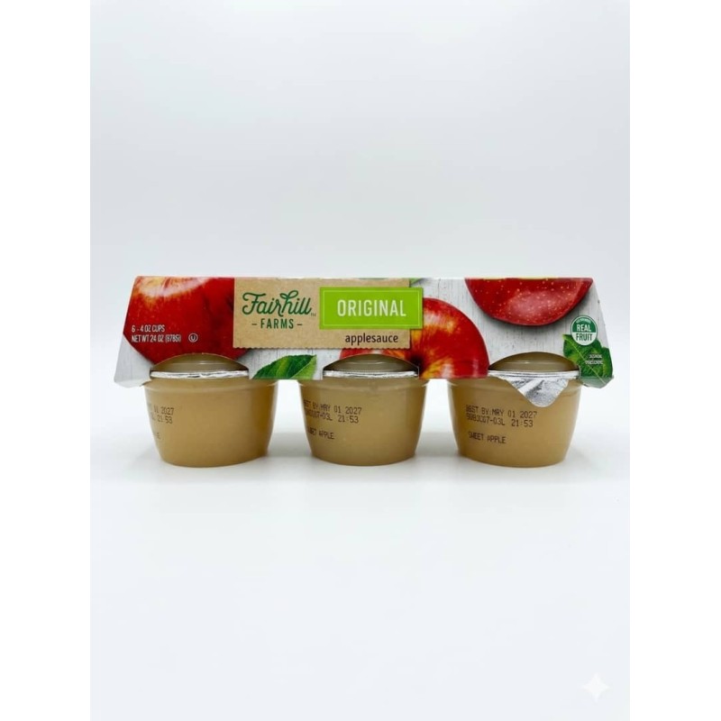 Puré de Manzana Original - Fairhill Farms (Pack 6)