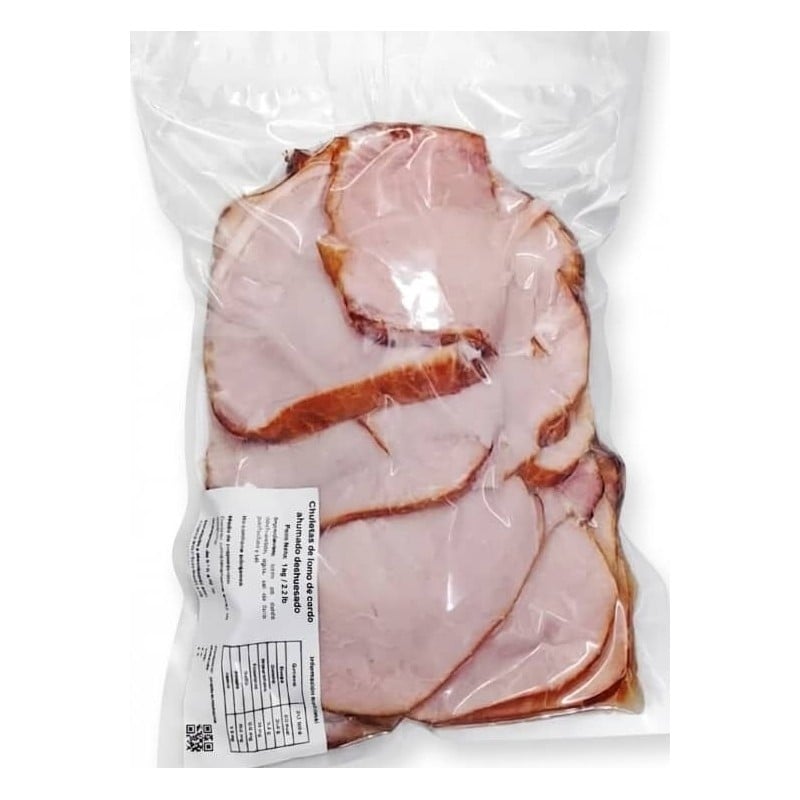 Chuleta de lomo de cerdo ahumado deshuesado (1kg)