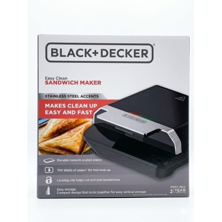 Sandwichera Black+Decker SM602F-1BDLA
