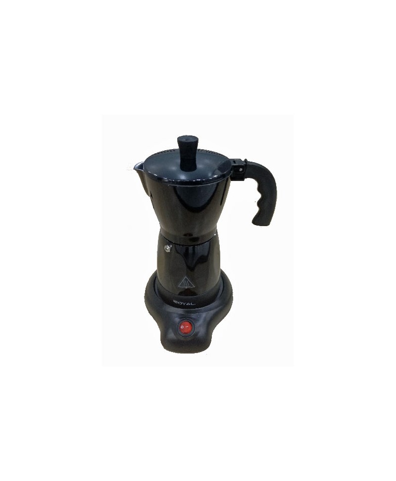 Cafetera negra de 6 tazas ROYAL | AmiFamilia Cafetera negra de 6 tazas ROYAL | AmiFamilia