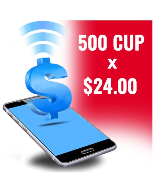 Cupón de Recarga 500 CUP CUBACEL
